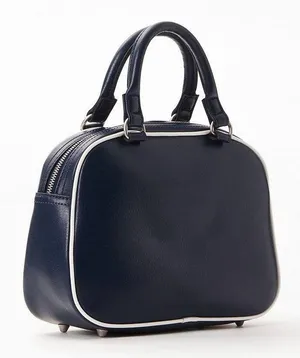 Brandy Melville Pacsun John Galt Navy Top Handle Purse Bag thumbnail 2