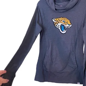 Jacksonville Jaguars Majestic Charcoal Great Play Pullover Hoodie thumbnail 4