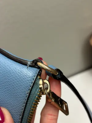 Authentic Coach Baby Blue Crossbody Bag thumbnail 10