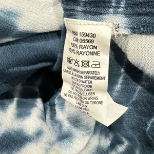 Elan Tie Dye Blue White Gauze Mini Summer Sundress Women’s Medium thumbnail 3