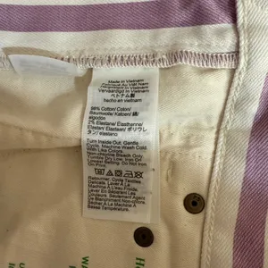 J Crew Everyday Wide Leg Ankle Jeans Womens 24 Purple Striped High Rise New thumbnail 10