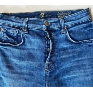 7 For All Mankind Josefina High Waist Slim Boyfriend Blue Jeans‎ Size 26 thumbnail 8