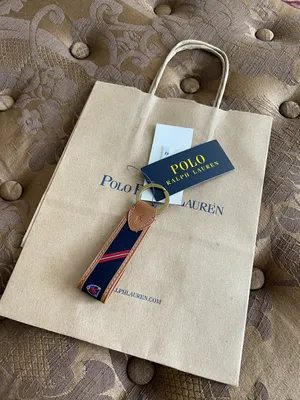 Polo NWT Ralph Lauren Leather Pony Key Chain Ring NWT shopping bag avail per request only thanks thumbnail 2
