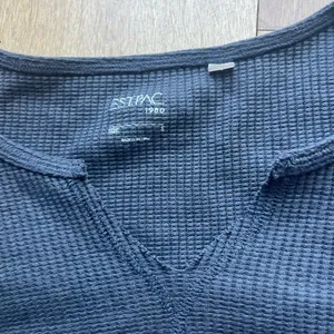 grey notched long sleeve top from pacsun thumbnail 2