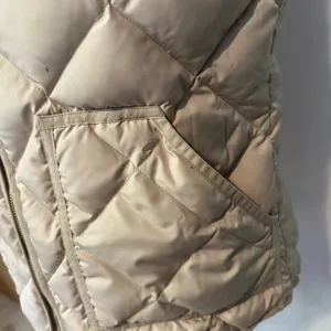 J. Crew Beige Quilted Vest thumbnail 5