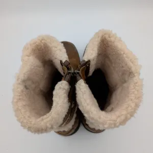 UGG Blayre III Brown Suede Shearling Buckle Mid Calf Boots Womens 7 7.5 Lug Sole thumbnail 6