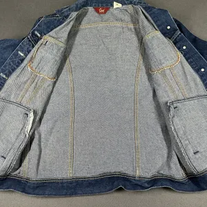 Vintage Lee Trucker Jacket Womens 11/12 Blue Denim Trucker USA‎ Union Made thumbnail 10