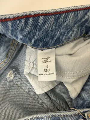 Maurices Edgely High Rise Relaxed Straight Ankle Jeans Light Wash Ripped thumbnail 9