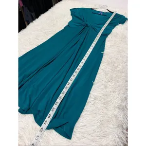 Seraphine Short Sleeve Maternity Dress in Teal Size 4 thumbnail 6