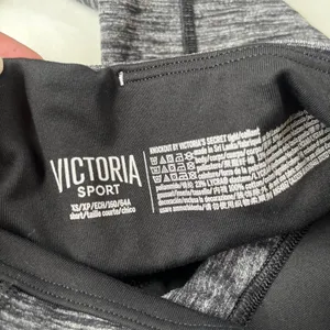 Victoria's Secret VICTORIA SPORT Knockout Capri Womens Leggings Size XS Heather Gray Seaming thumbnail 7