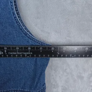 Woolrich Denim Vest Womens‎ L Blue Zip Front Utility Pockets Gorpcore Heritage thumbnail 7
