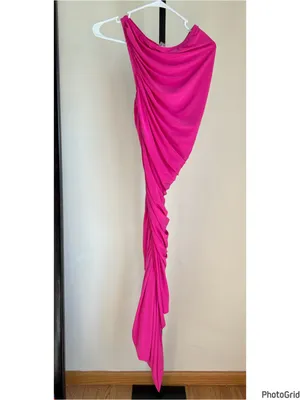 Norma Kamali Diana Gown XS Orchid Pink NEW Tags thumbnail 3