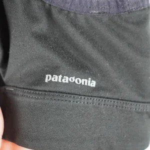 Patagonia Active Compression Racerback Sports Bra‎ Gray Black Size L thumbnail 4