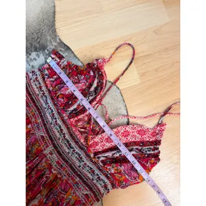 Free‎ People Real Love Print Maxi Dress In Meadow Como Bohemian Size Medium thumbnail 9