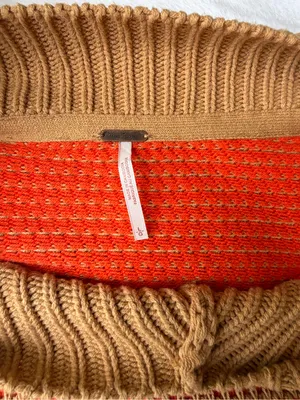 Free People Maisie Sweater In Tangerine thumbnail 3