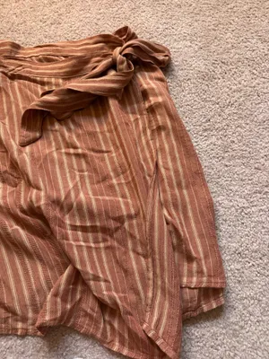 American Eagle Striped Wrap Skirt thumbnail 4