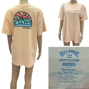 Billabong Adventure Division Organic Cotton Graphic Tee Pastel Orange Unisex XL thumbnail 2