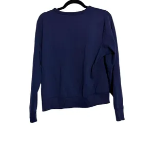 Polo Ralph Lauren Navy Blue Distressed Flag Crewneck Sweater Women's Size Large thumbnail 4