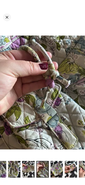 Vera Bradley | retired 2011 watercolor bucket bag thumbnail 6