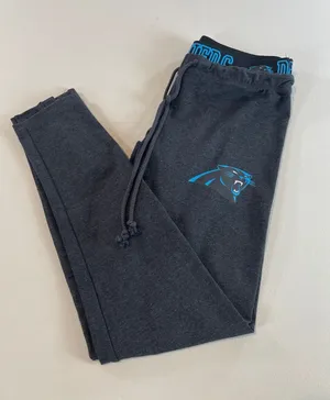NFL Team Apparel Panthers Gray Activewear Leggings Womens Size S thumbnail 1