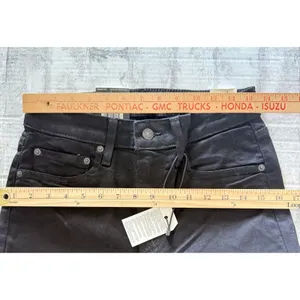 Levis 725 High Rise Bootcut Jeans Midnight Gaze Black Stretch Denim Sz 28/32 thumbnail 5