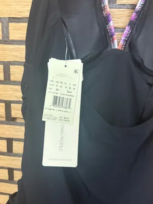 Gottex black swimsuit top size 10 thumbnail 6