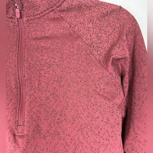 Lululemon EUC Rest Less Cropped 1/2 Zip Dusty Rose thumbnail 5