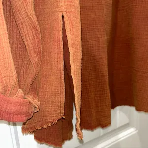 White Birch Rust Button Down Top Women’s Medium thumbnail 8