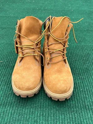 Timberland 6 Inch Premium Waterproof Boot 'Wheat' Nubuck Size 4 Women’s Size 5.5 thumbnail 3