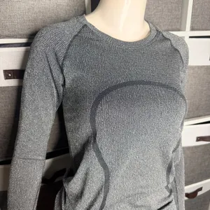 Lululemon Swiftly Tech Long Sleeve Shirt 2.0 Parallel Texture Black / White Size thumbnail 8