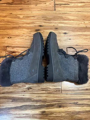 JBU Women's Colorado Cozy Faux Fur Lined Snow Boots Dark Grey‎ Size 9 NWOT thumbnail 5