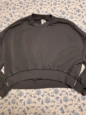 H&M Divided women’s Dark Gray Tracksuit Top is L and Pants are M Athleisure thumbnail 3