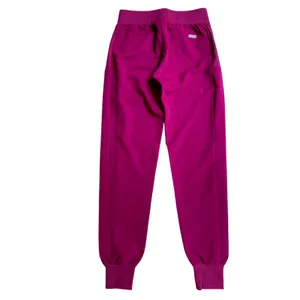 FIGS Boston Slim Jogger Scrub Pants Maroon Purple Size XXS NEW thumbnail 4