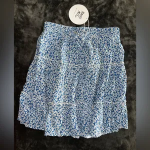 Princess Polly Zelly Mini Skirt in Dark Blue Size 8 New with tag thumbnail 7
