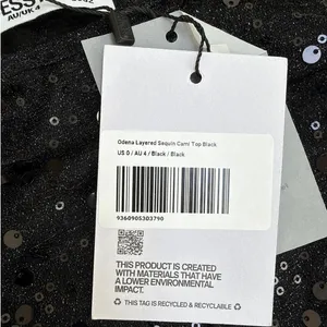 Princess Polly Cami Top Layered Sequins Odena Size US0 Black thumbnail 5