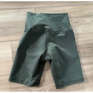 Aerie Chill Play Move High‎ Waisted Biker Shorts Green XS thumbnail 5