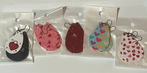 5 Pairs of Valentine’s Day Earrings- Hook- Clear Safety backs- All Sealed. NWOT thumbnail 1