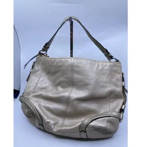 Coach Classic Off White Leather Shoulder Bag thumbnail 5