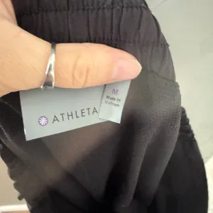 Athleta Womens Black Active Skort Elastic Waist Pockets‎ Size Medium Pickleball thumbnail 6