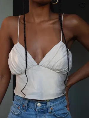 Princess Polly Jessa Top in Beige thumbnail 1