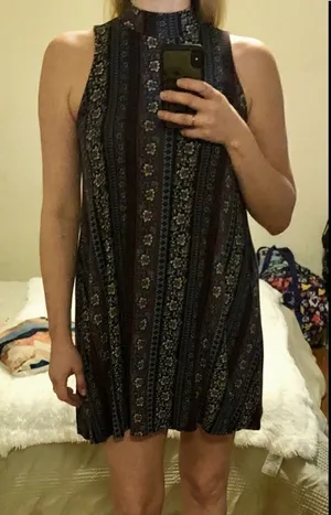 Design Lab Floral Sleeveless Dress Size S thumbnail 1