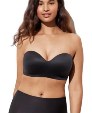 Wacoal Staying Power Wire Free Strapless‎ Bra 34D Black thumbnail 1