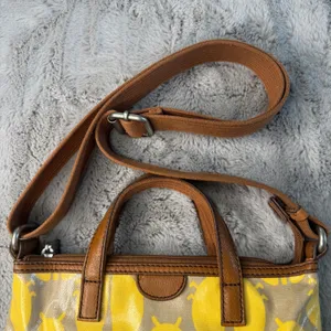 Fossil Key-Per Ladybug Crossbody Bag Yellow Coated Canvas Tote thumbnail 14