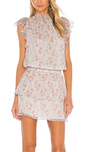 1. State Floral Layered Mini Dress thumbnail 1