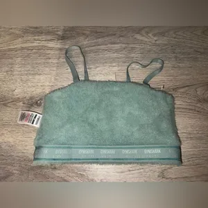 Gymshark x Whitney Simmons Rare Fuzzy Green Sports bra top M - SOLD OUT ONLINE thumbnail 5
