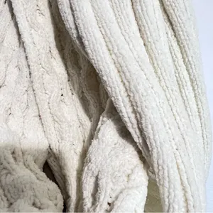 J.jill scarf ivory fluffy knit: :Box 0W3: thumbnail 3