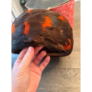 VTG The May‎ Company Cleveland Ohio Feather Hat thumbnail 3
