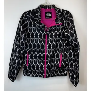 The North Face Windbreaker Jacket Sz‎ Small Full Zip Lightweight Python Graphic thumbnail 7