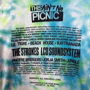 The Strokes Tour Rock Tie Dye Tshirt size Medium thumbnail 4