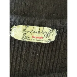 Intimately Free People 90s Babe Knit 2 Piece Set Medium Black Crop Top & Skirt‎ thumbnail 5